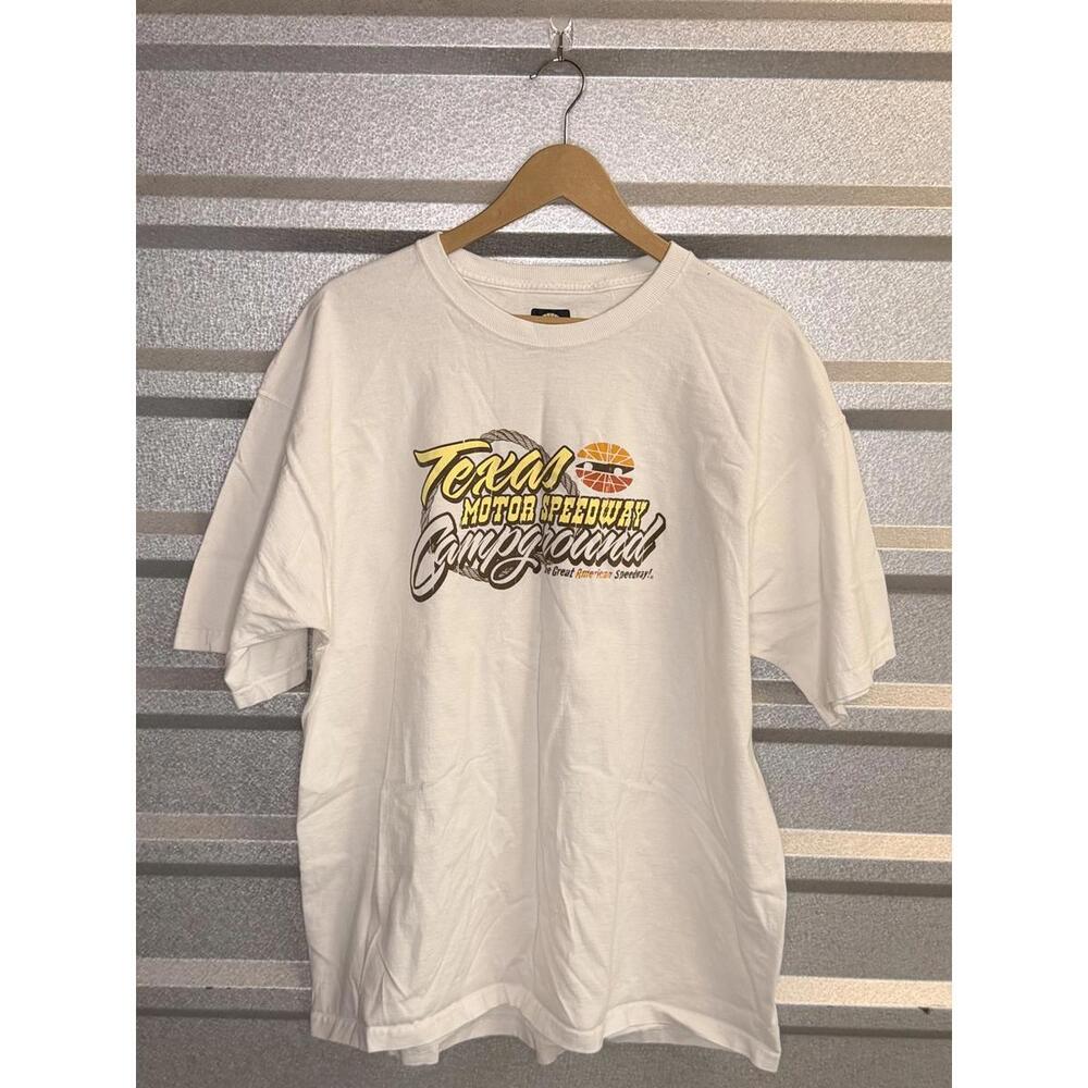 Y2k Texas Motor Speedway Campground RV Roundup Graphic Tee XXL